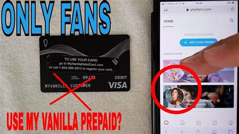 can i pay onlyfans with prepaid card|only fans payment question : r/CreditCards